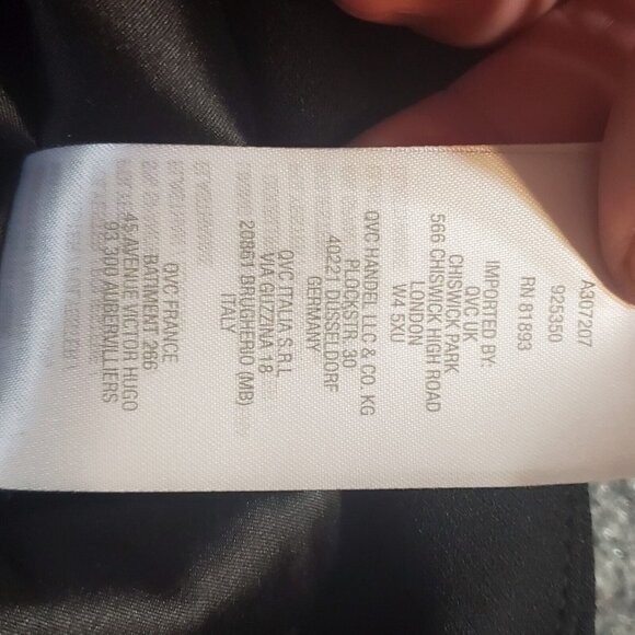 Dennis By Dennis Basso Black Womens Blazer With Gold accent Buttons Size Large - Picture 10 of 10